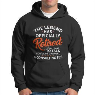 The Legend Has Retired Men Officer Officially Retirement Hoodie - Monsterry