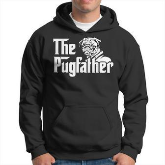 The Pugfather Pug Dad Fathers Day Gift Pug Lovers Hoodie | Mazezy