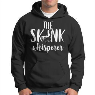 The Skunk Whisperer Funny For Skunk Lovers Mm Hoodie - Seseable