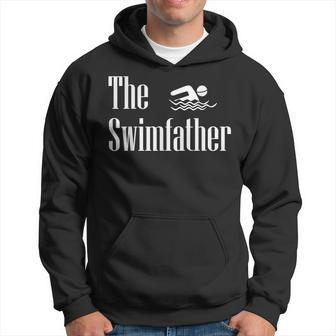 The Swimfather Swimming Dad Swimmer Life Fathers Day Hoodie - Seseable