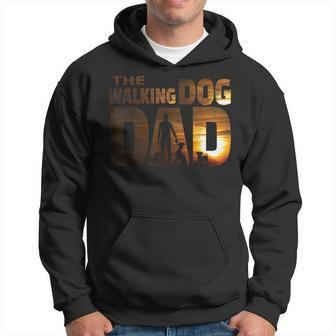 The Walking Dad Design As A Dog Holder Hoodie | Mazezy