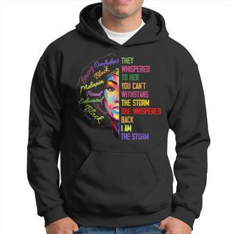 They Whispered To Her You Cant Withstand The Storm Bhm Men Hoodie Graphic Print Hooded Sweatshirt - Seseable