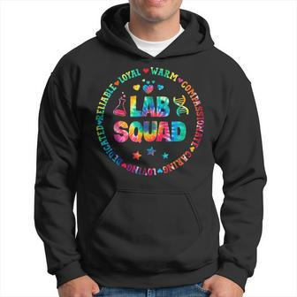 Tie Dye Lab Squad Laboratory Technician Funny Lab Week 2023 Hoodie | Mazezy
