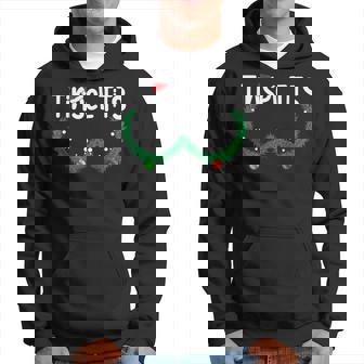 Tinsel Tits Jingle Balls Christmas Matching Couple Chestnuts Men Hoodie - Thegiftio UK