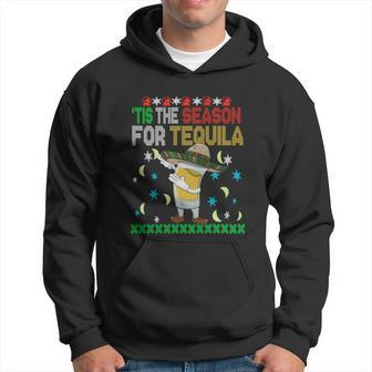 Tis The Season For Tequila Dabbing Ugly Christmas Alcohol Gift Hoodie - Monsterry UK