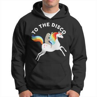 To The Disco Funny Sloth Unicorn Hoodie - Monsterry UK