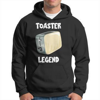 Toaster Legend Hoodie für Brot- und Toastliebhaber, Frühstücksidee - Seseable