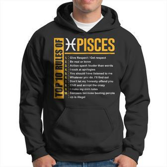 Top 10 Rules Of Pisces Birthday Gifts Hoodie | Mazezy