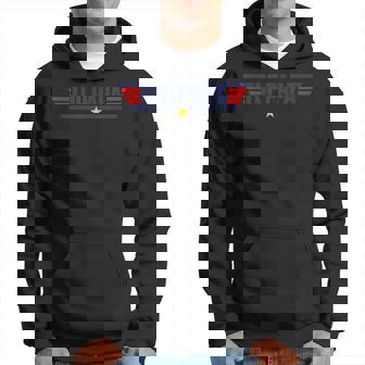 Top Papa Personalized Funny 80S Dad Humor Movie Gun Gift For Mens Hoodie | Mazezy