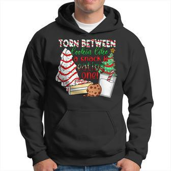 Torn Between Looking Like A Snack Or Eating One Christmas V31 Men Hoodie Graphic Print Hooded Sweatshirt - Thegiftio UK