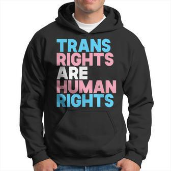 Trans Right Are Human Rights Transgender Lgbtq Pride Hoodie | Mazezy