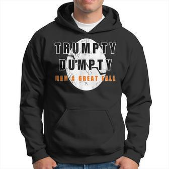 Trumpty Dumpty Had A Great Fall Egg Funny Anti Trump Vintage Men Hoodie Graphic Print Hooded Sweatshirt - Thegiftio UK