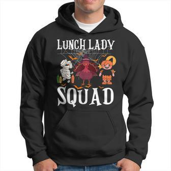 Turkeys Thankful Lunch Lady Squad Thanksgiving Men Hoodie - Thegiftio UK