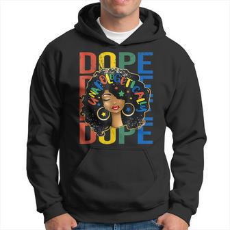 Unapologetically Dope Afro African American Black Women Men Hoodie - Seseable