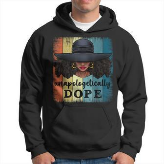 Unapologetically Dope Black History African American Ladies Hoodie | Mazezy