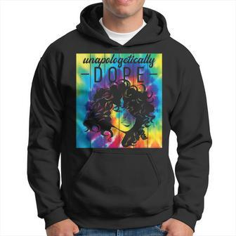 Unapologetically Dope Tie Dye Retro Black History Month Hoodie | Mazezy CA