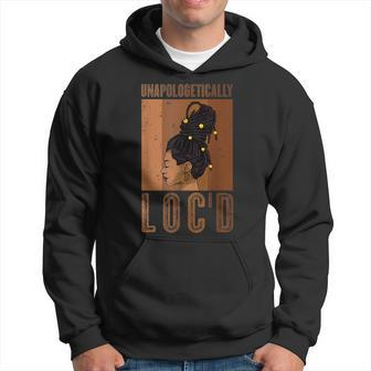 Unapologetically Locd Black History Queen Melanin Afro Hair Hoodie | Mazezy