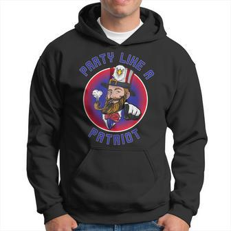 Uncle Sam 4Th Of July Patriotic Party American Flag Patriot Hoodie | Mazezy UK