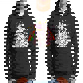 Unicorn Music Rainbow Kawaii Pastel Anime For Unicorn Lover Men Hoodie - Thegiftio