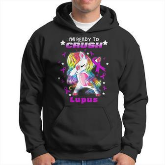 Unicorn Warrior Crush Lupus - Lupus Awareness Hoodie | Mazezy