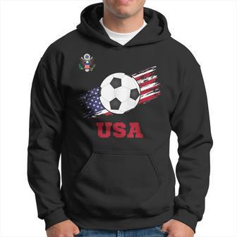 United States Soccer American Football Usa Futbol Hoodie | Mazezy