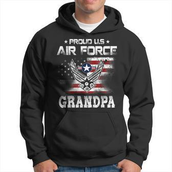 Us Air Force Proud Grandpa Proud Air Force Grandpa Father  Hoodie