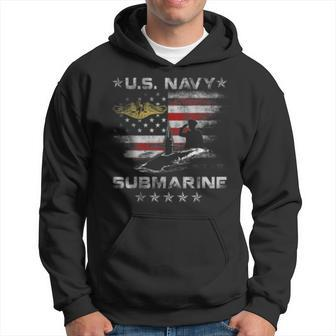 US Navy Submarine Silent Service Vintage Mens Hoodie - Seseable