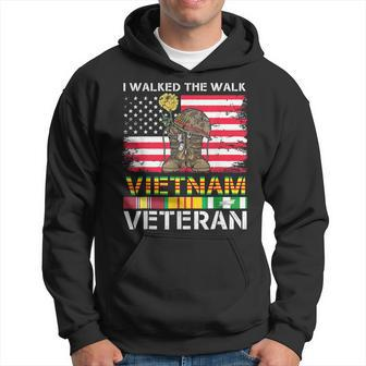 Us Veterans Day Us Army Vietnam Veteran Usa Flag Vietnam Vet Hoodie - Seseable