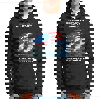 Uss Kentucky Ssbn-737 American Flag Submarine Veteran Xmas Hoodie | Seseable UK
