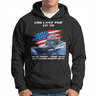 Uss Lake Erie Cg-70 Class Cruiser American Flag Veteran Xmas Hoodie - Seseable