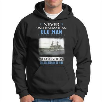 Uss Nicholson Dd-982 Destroyer Class Veterans Day Father Day Hoodie - Seseable