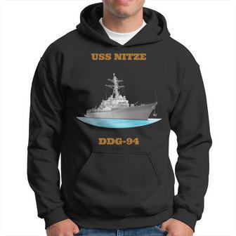 Uss Nitze Ddg-94 Navy Sailor Veteran Gift Hoodie - Seseable