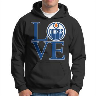 Valentine Day Love Hockey Team Edmonton-Oiler Hoodie | Mazezy