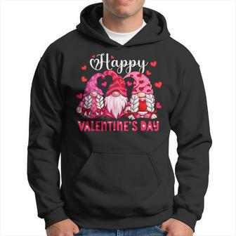 Valentine Gnome Love Valentines Day Gnomes Friends Squad Hoodie - Seseable