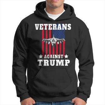 Veterans Against Trump Anti Trump Military Gifts Hoodie | Mazezy