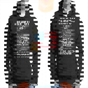 Veterans Day American Flag Veteran Thanks For Veterans Day Hoodie - Seseable
