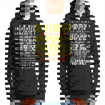 Vietnam Veteran In Memory The War Vietnam T Hoodie | Mazezy