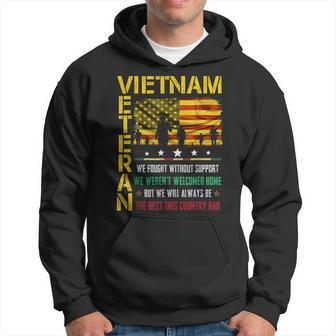 Vietnam Veteran We Fought Without Support We Weren’T V2 Hoodie - Seseable