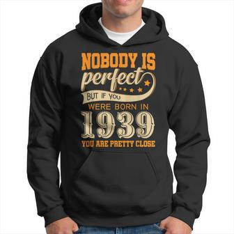 Vintage 1939 Birthday 80 Year Old Present Gifts Tee Hoodie | Mazezy