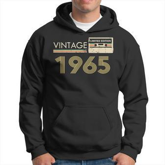 Vintage 1965 Made In 1965 56Th Birthday Limited Edition Men Hoodie Graphic Print Hooded Sweatshirt - Seseable