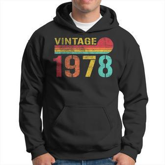 Vintage 1978 Limited Edition 45 Year Old Gifts 45Th Birthday Hoodie - Thegiftio UK
