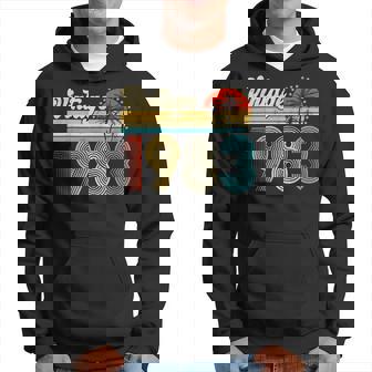 Vintage 1983 Made In 1983 40Th Birthday Gift 40 Year Old Hoodie - Seseable