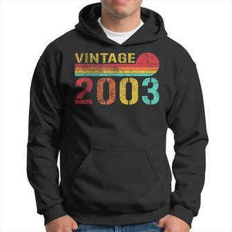 Vintage 2003 Limited Edition 20 Year Old Gifts 20Th Birthday Hoodie - Thegiftio UK