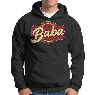 Vintage Baba Like A Grandpa But Cooler Baba Arabic Hoodie - Seseable