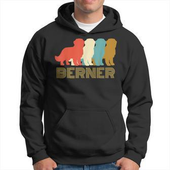 Vintage Bernese Mountain Dog I Love My Berner Hoodie - Seseable