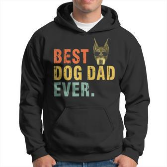 Vintage Best Dog Dad Ever T Doberman Pinscher Hoodie | Mazezy DE