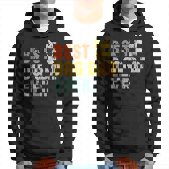 Vintage Best Dog Dad Ever T Norwich Terrier Hoodie | Mazezy