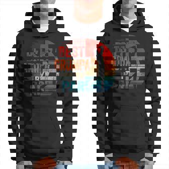 Vintage Best Grumpa By Par Golfing Golfer Fathers Day Hoodie - Thegiftio UK