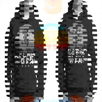 Vintage Best Poppi By Par Disc Golf Golfer Fathers Day Hoodie - Thegiftio UK