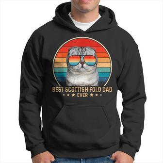 Vintage Best Scottish Fold Dad Ever Fathers Day Mens Hoodie | Mazezy DE